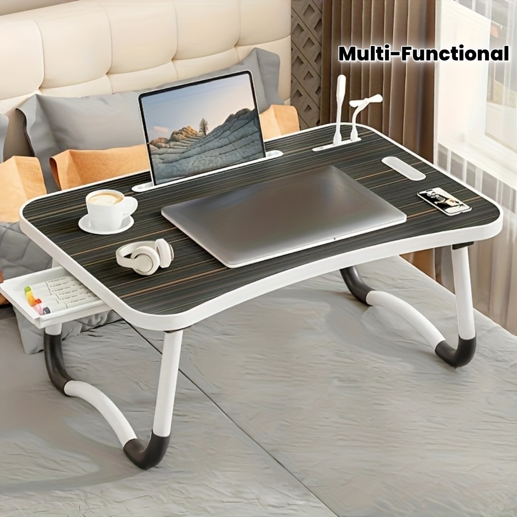 Inversion Table Fold - [Portable Laptop Desk] Sturdy and Durable