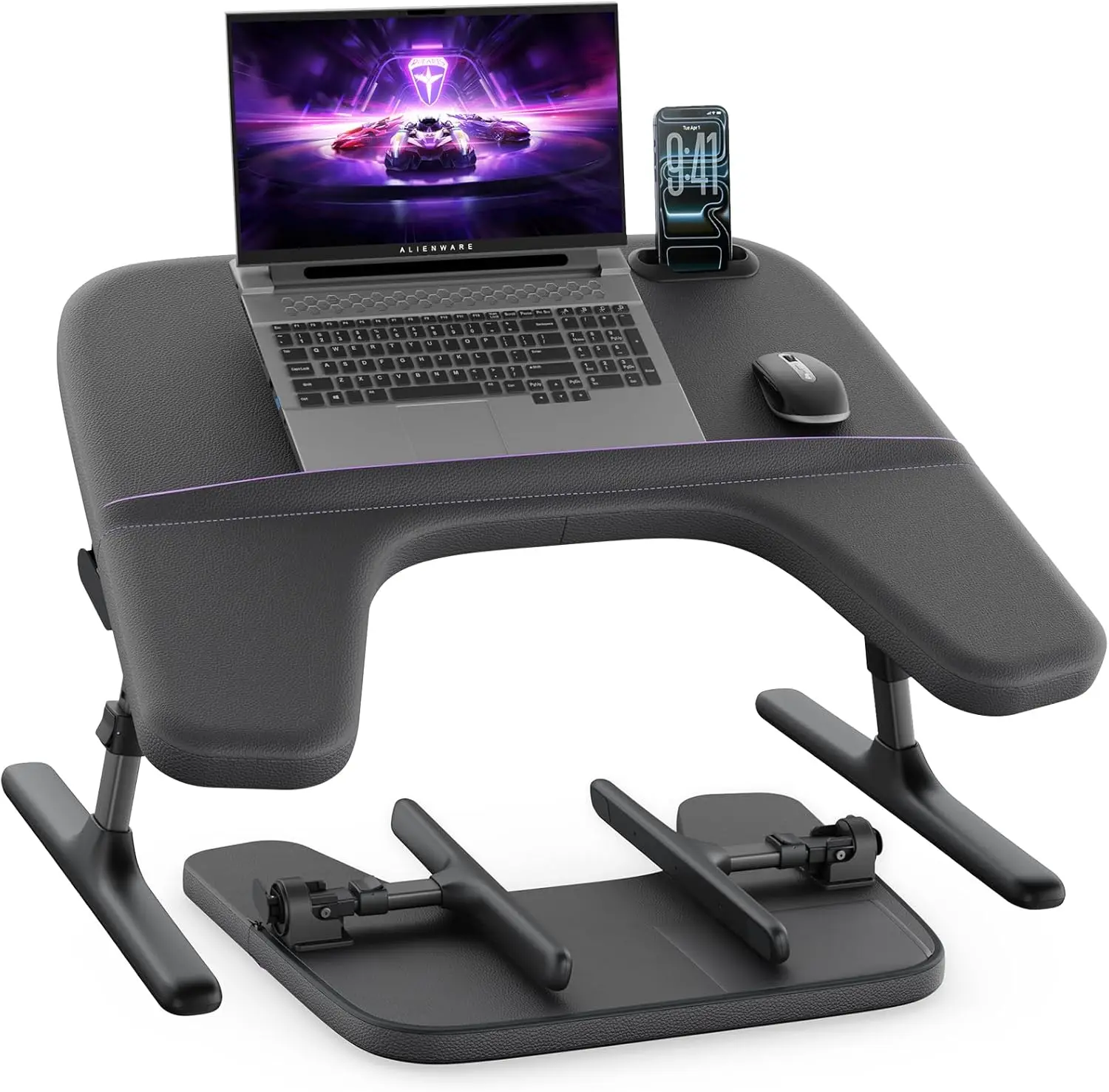 Inversion Table Fold - Adjustable Height Angle Folding Lap Desk