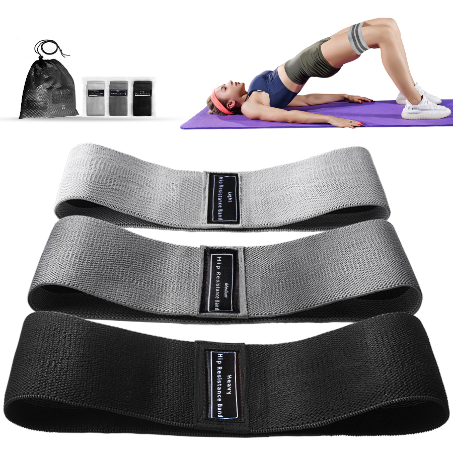 Pilates Yoga Circle - Fabric Resistance Hip Booty Bands Glute