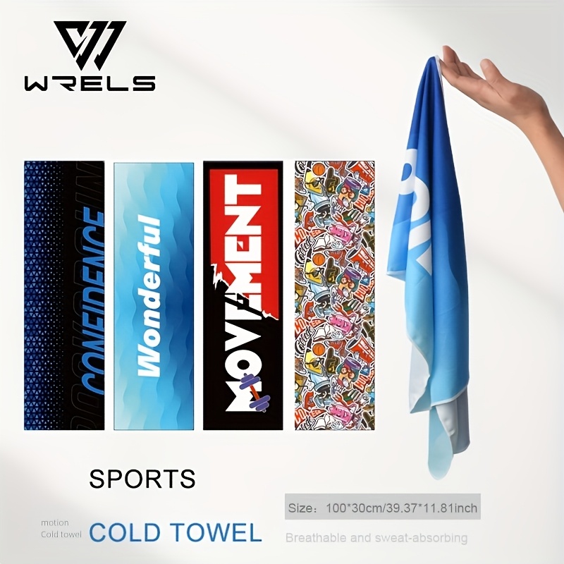 WRELS Ice Silk Towel Quick Dry - Pilates Yoga Towel ulasan dan harga