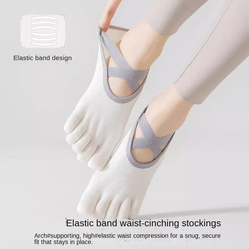 Women Non-Slip Five-Toe Yoga S - Yoga Pilates Yoga ulasan dan harga