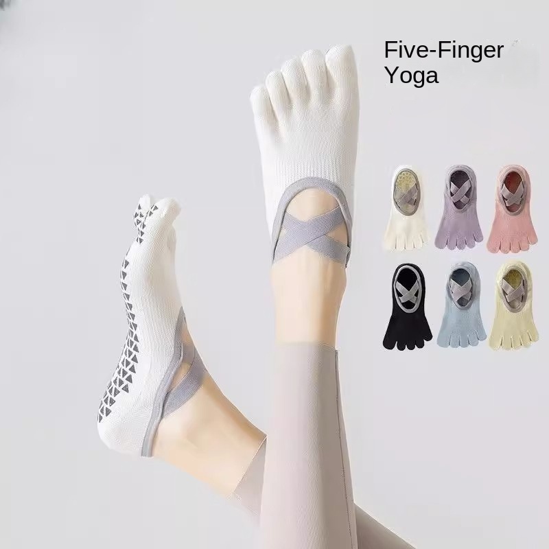 Women Non-Slip Five-Toe Yoga S - Yoga Pilates Yoga ulasan dan harga