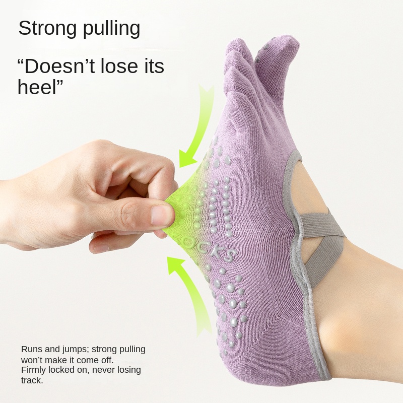 Women Non-Slip Five-Toe Yoga S - Yoga Pilates Yoga ulasan dan harga