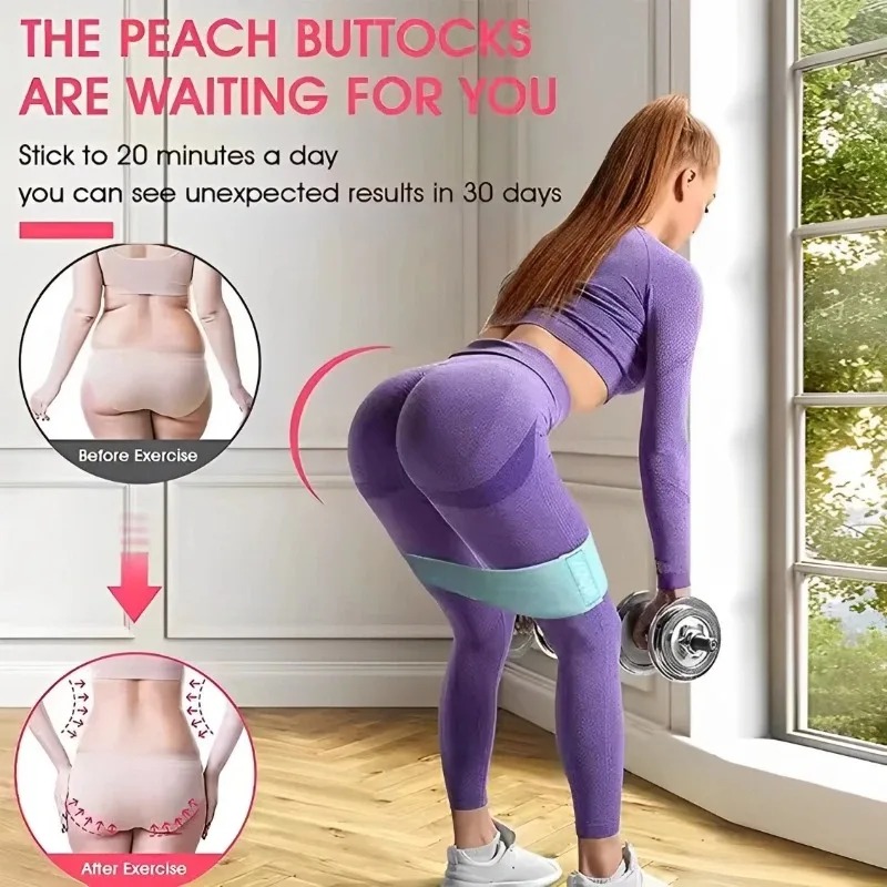 3Pcs Fabric Resistance Hip Boo - Pilates Yoga Reformer ulasan dan harga