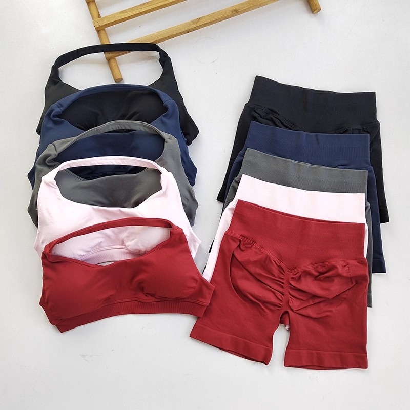 2PCS Impact Sports Sexy Halter - Pilates Yoga Fit ulasan dan harga