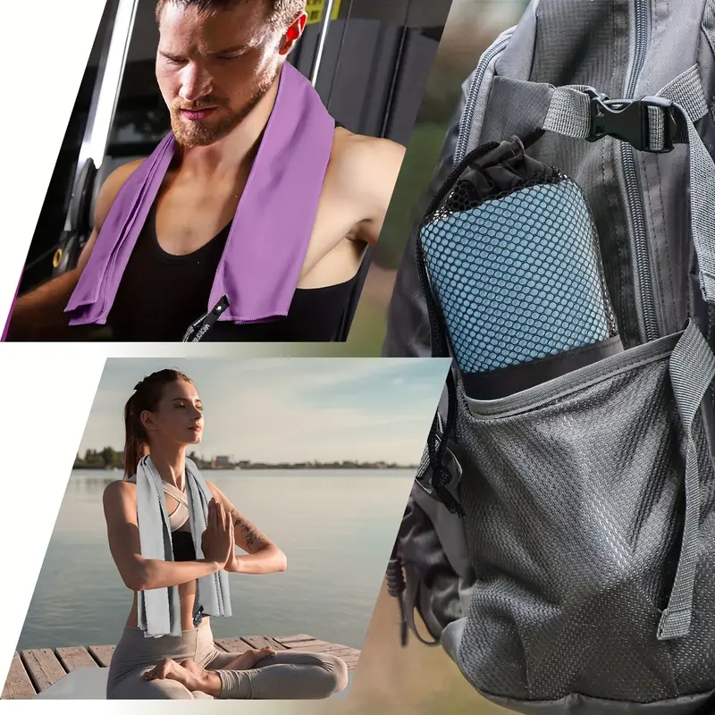 1-pc Microfiber Travel Towel,  - Pilates Yoga Towel ulasan dan harga