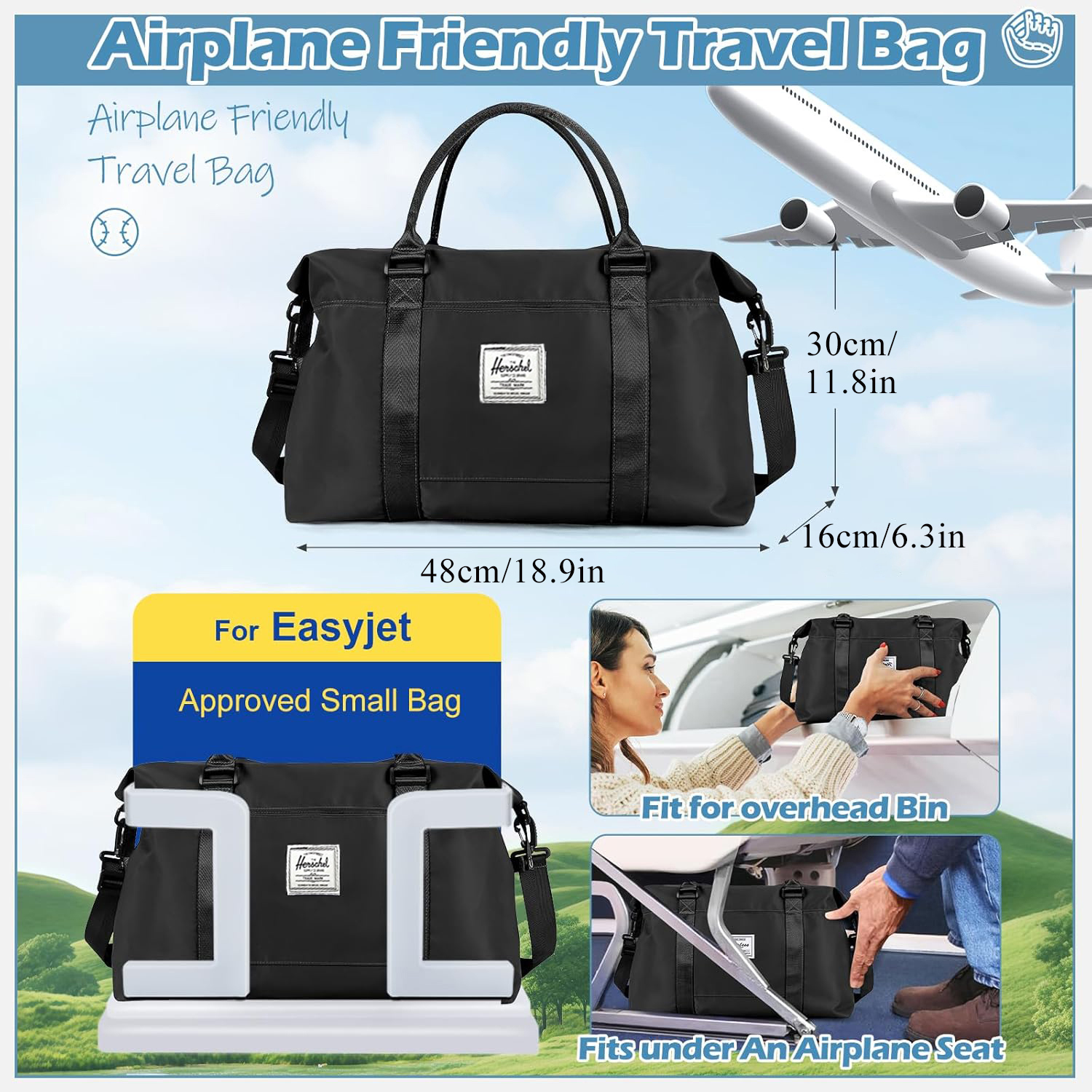 Women's Small Gym Bag, Stylish - Pilates Yoga Oxford ulasan dan harga