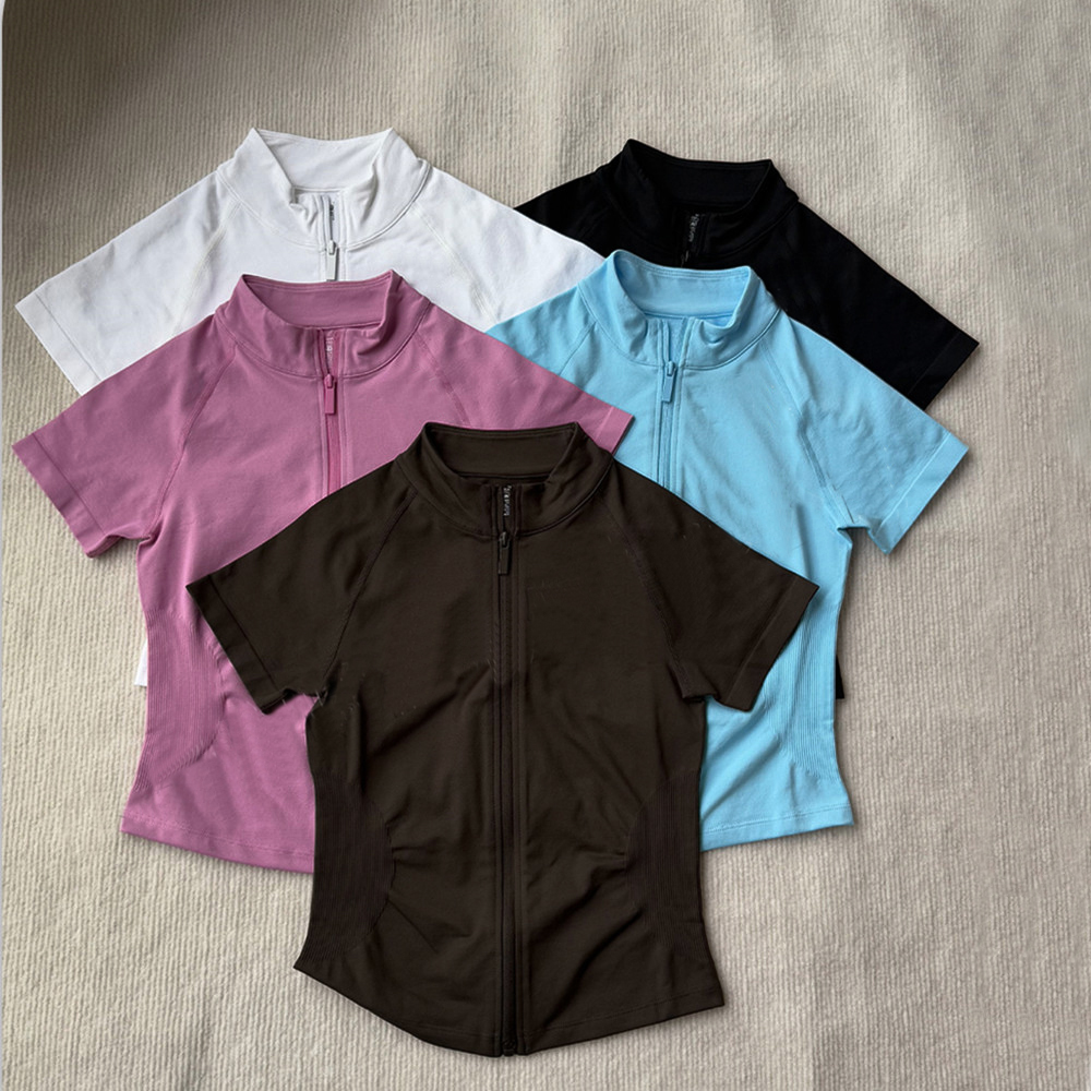 Nologo Dynam Short Sleeve Zipp - Pilates Yoga Fit ulasan dan harga