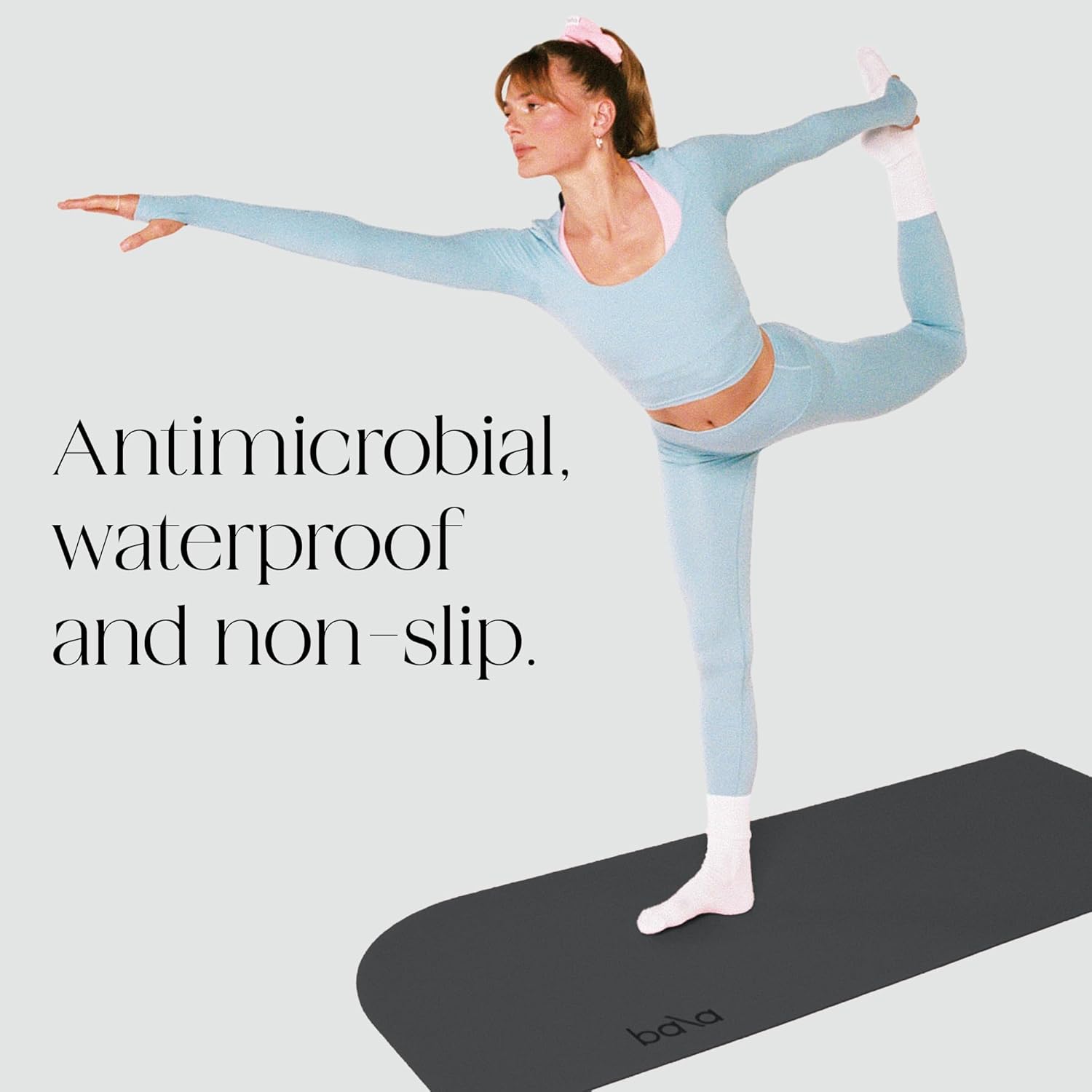 Non Slip Yoga Mat for Home Gym - Pilates Yoga For Beginners ulasan dan harga