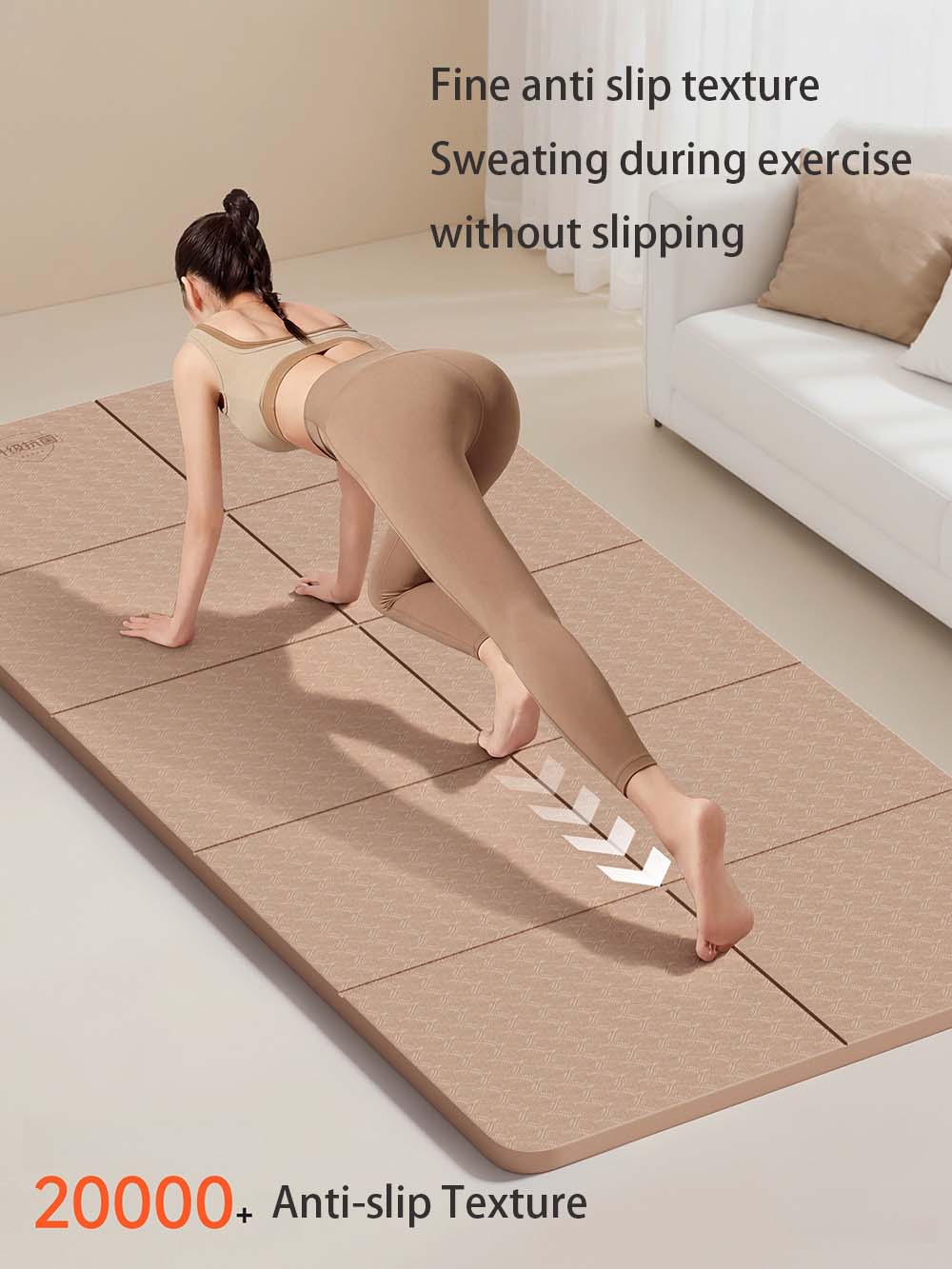 Foldable Yoga Mat Pilates Fitn - Pilates Yoga For Beginners ulasan dan harga