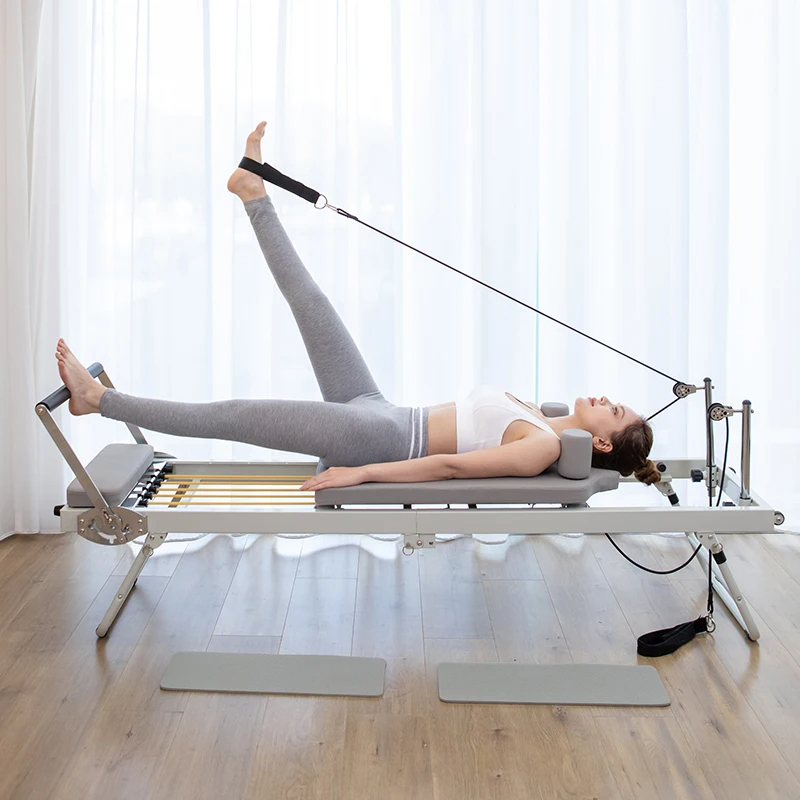 Large Folding Reformer Equipme - Pilates Yoga Weight Loss ulasan dan harga