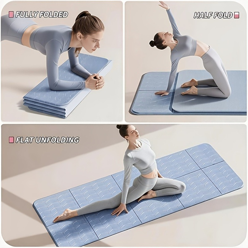 Non-Slip Extra Thick Foldable  - Pilates Yoga For Beginners ulasan dan harga