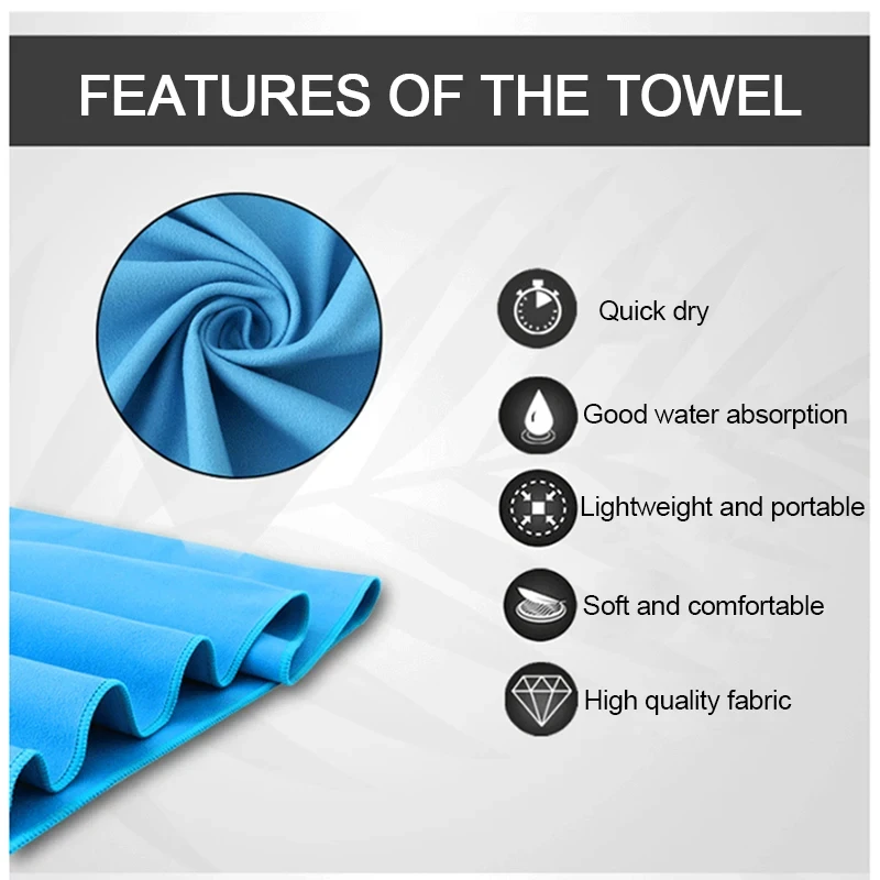 Quick-Dry Sports Towel 40X80/7 - Pilates Yoga Towel ulasan dan harga
