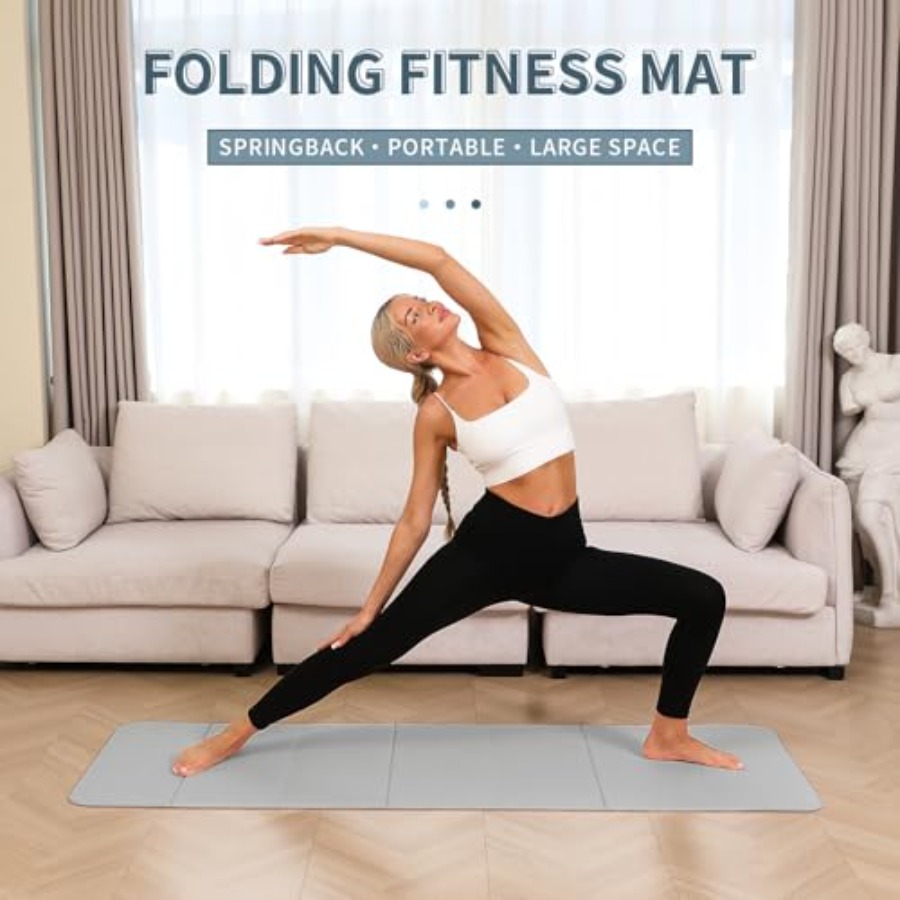 Foldable Yoga Mat - 10mm Extra - Pilates And Yoga Studio ulasan dan harga