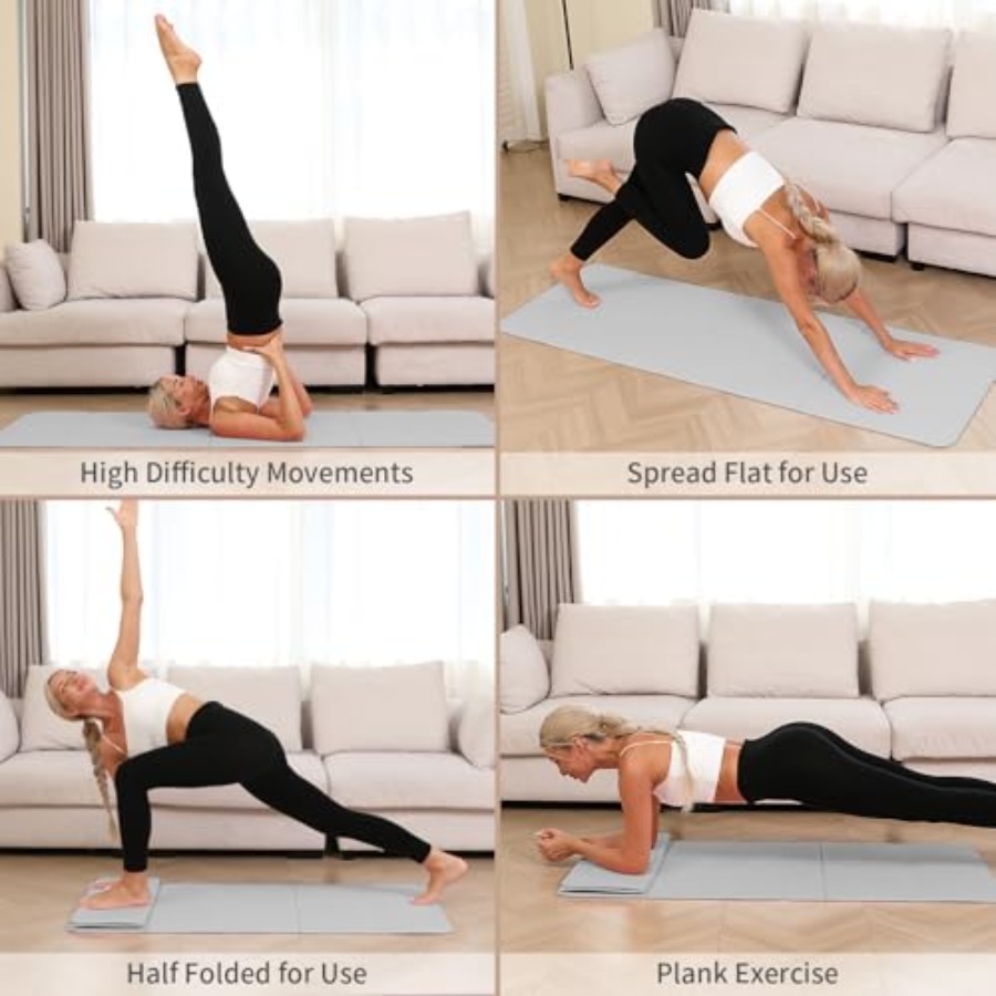 Foldable Yoga Mat - 10mm Extra - Pilates And Yoga Studio ulasan dan harga