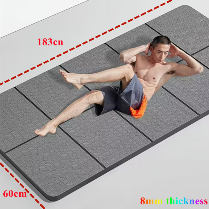 Fold 183x60x0.8cmEco-Friendly  - Pilates Yoga For Beginners ulasan dan harga