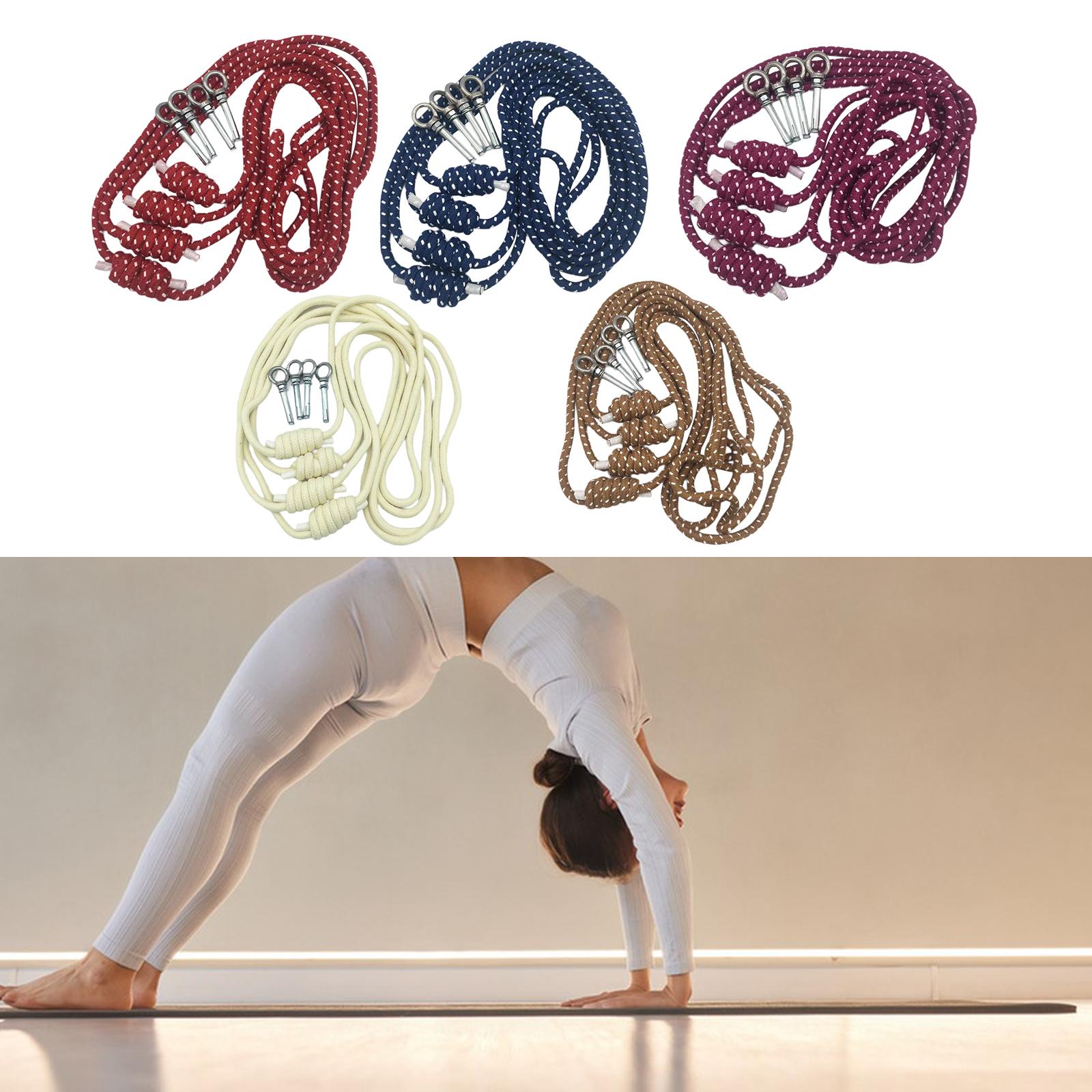 Adjustable Cotton Yoga Wall Ro - Pilates And Yoga Studio ulasan dan harga