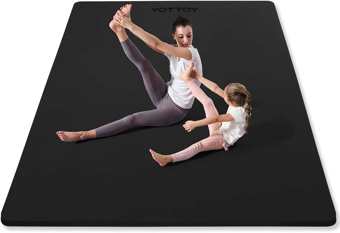 Large Yoga Mat 75x52x1/2in, Ex - Pilates Yoga Towel ulasan dan harga