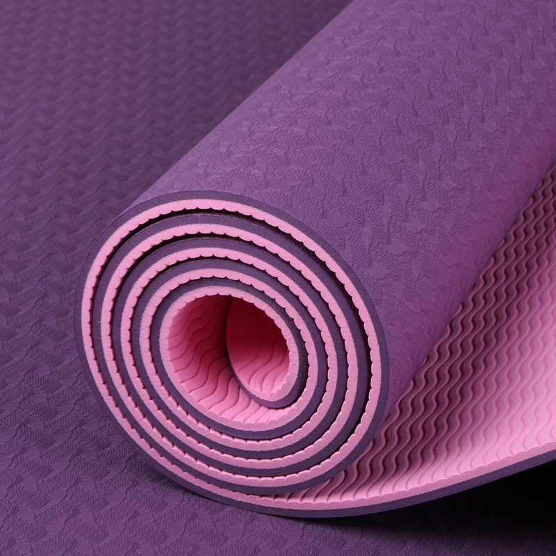 Thickened 6mm TPE Indoor Yoga  - Pilates Yoga For Beginners ulasan dan harga