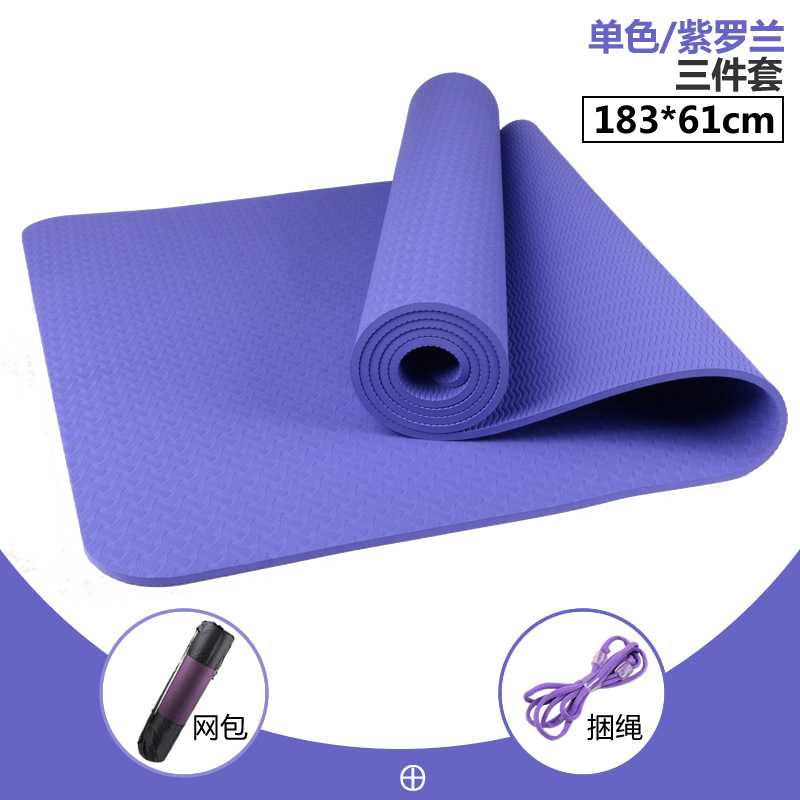 Thickened 6mm TPE Indoor Yoga  - Pilates Yoga For Beginners ulasan dan harga