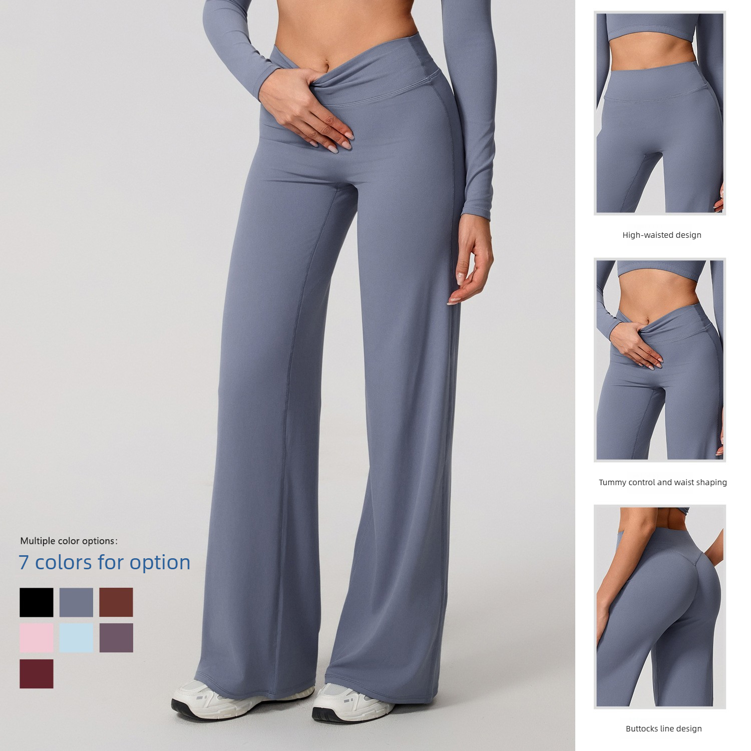 Lezyan Loose Soft Yoga Wide Le - Pilates Yoga Fit ulasan dan harga