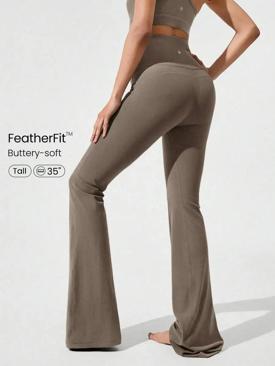 Ultra Long Flare Leggings For  - Pilates And Yoga Studio ulasan dan harga