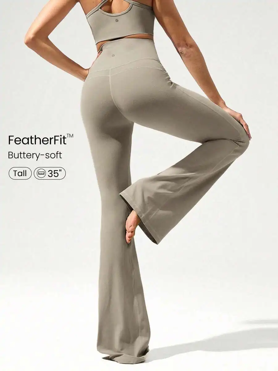 Ultra Long Flare Leggings For  - Pilates And Yoga Studio ulasan dan harga
